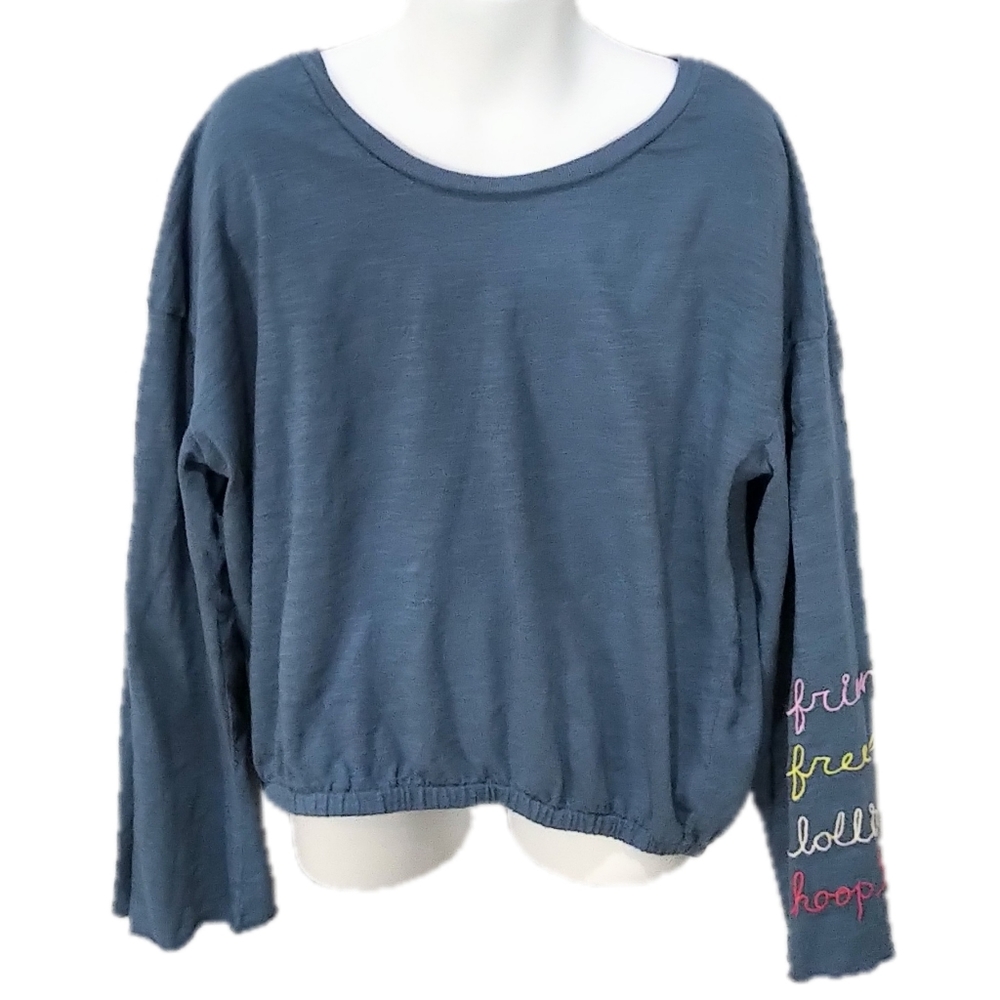 Stem Clothing Girls Bell Sleeve Oversize Top - Size 6